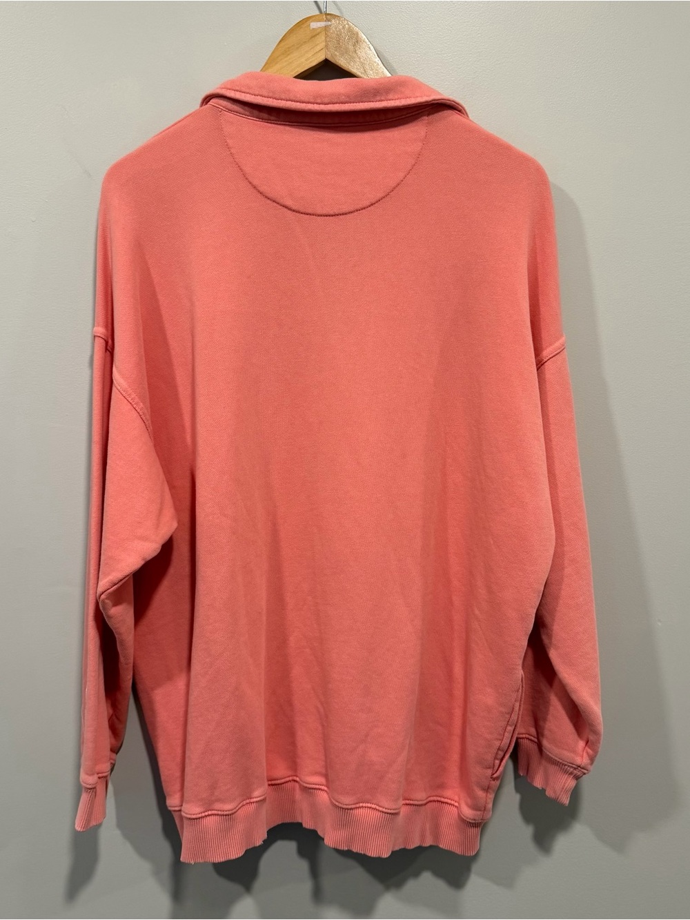 aerie Coral V-Neck Pullover Sweater size small - Picture 2 of 8